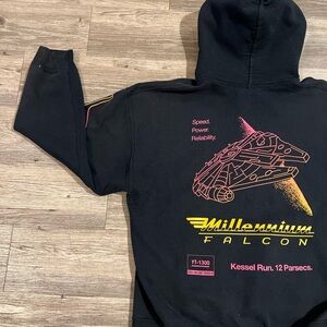 Neff x Star Wars Oversize Hoodie Black n Pink Size Large (No tag)